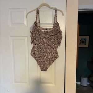 Bravissimo Women’s One-Piece Leopard Print Swimsuit